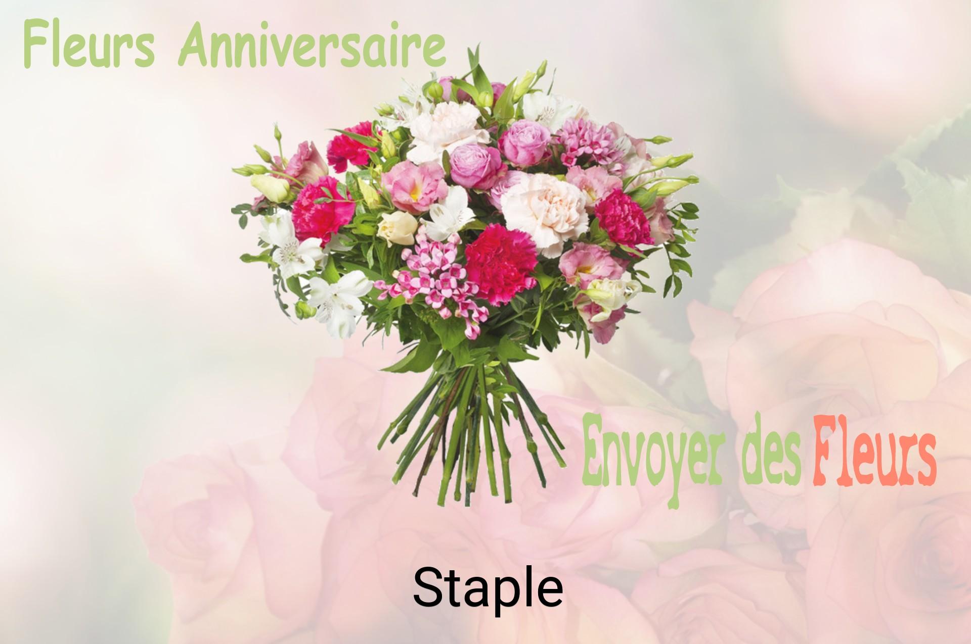 Bouquet de fleurs d’anniversaire livré à Staple